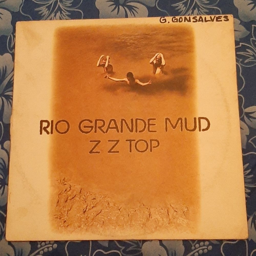Vintage 1972 Z Z Top Rio Grand Mud album Beardless